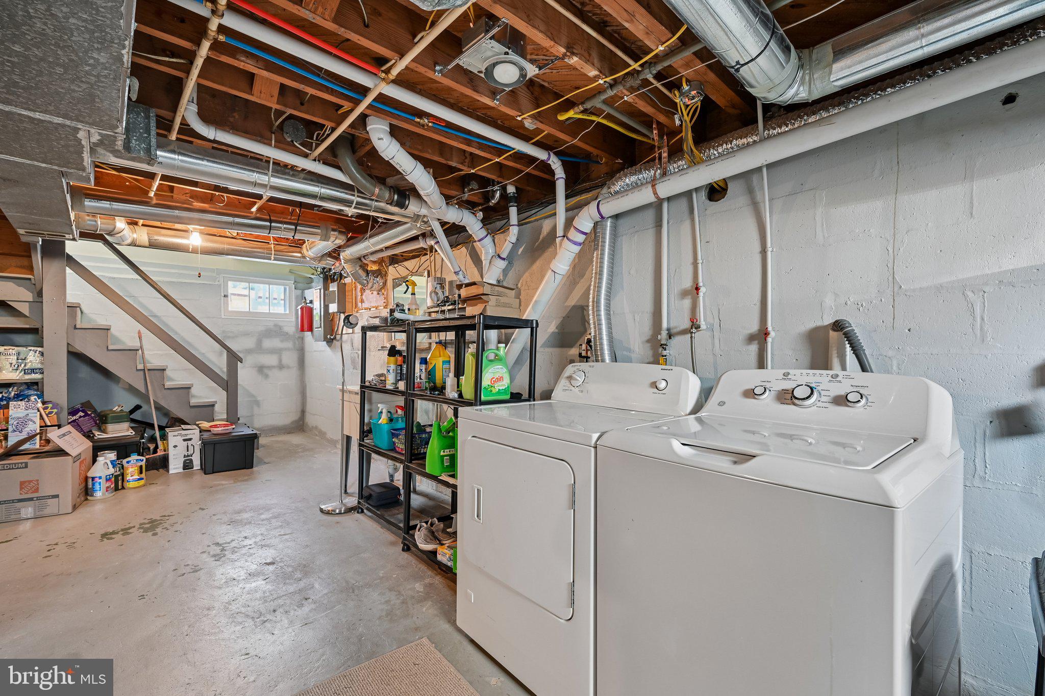 1248 June Road Baltimore, MD 21227 - Photo 47 of 80 Spacious basement laundry area.