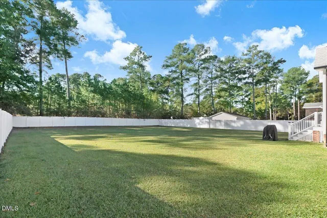 a view of outdoor space with garden