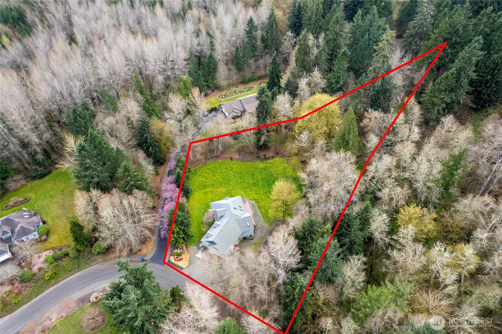 3841 Mari Lane Southeast Olympia, WA 98513 - Photo 34 of 40 a view of a park with large trees