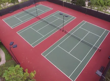 a tennis court