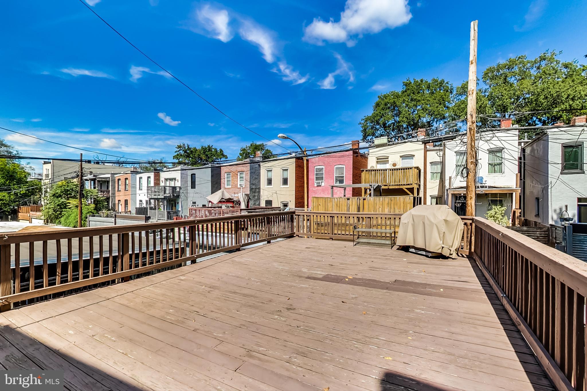 38 Q Street Northeast Washington, DC 20002 - Photo 21 of 48 Deck above the Carport