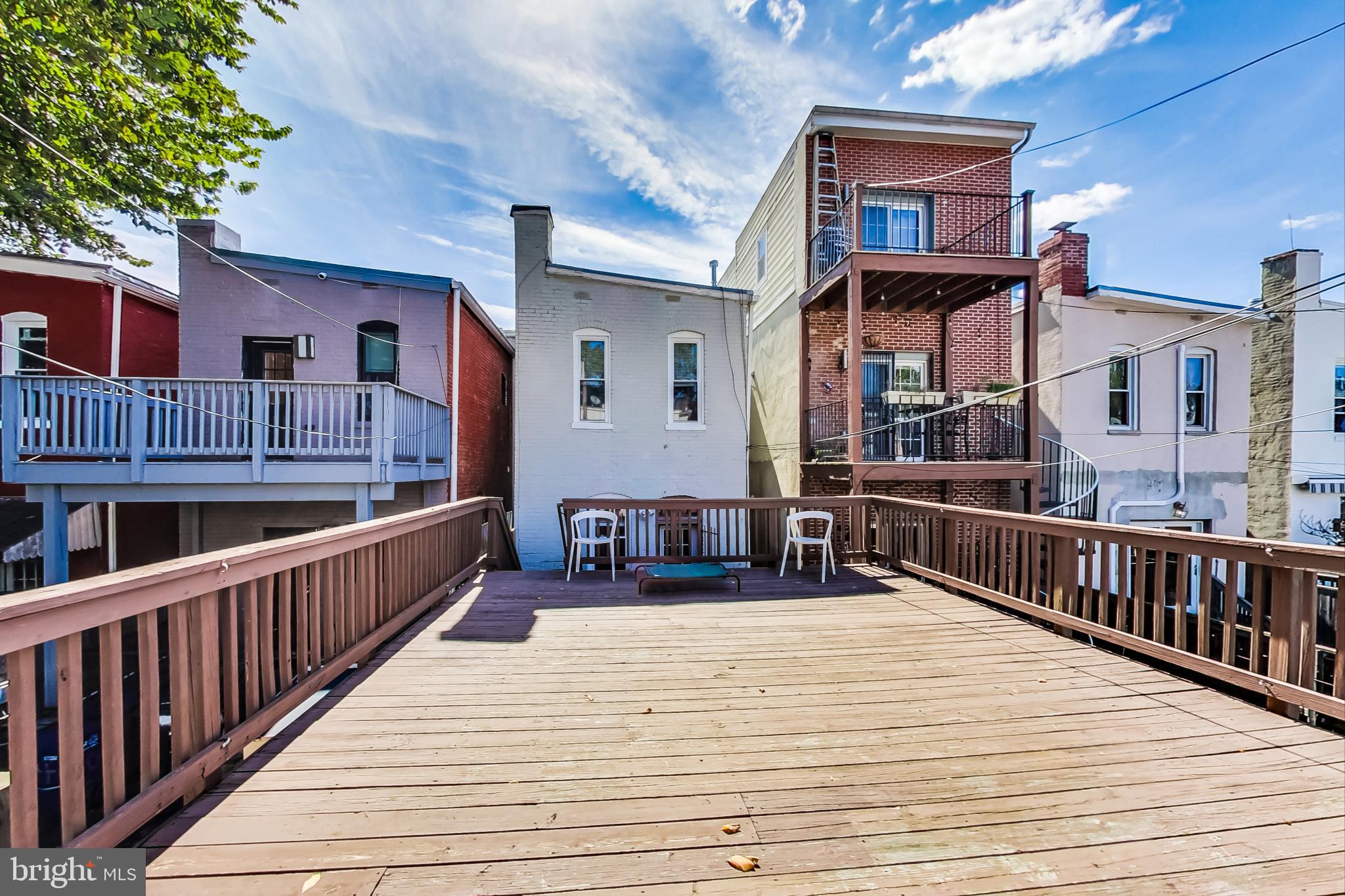 38 Q Street Northeast Washington, DC 20002 - Photo 23 of 48 Deck above the Carport