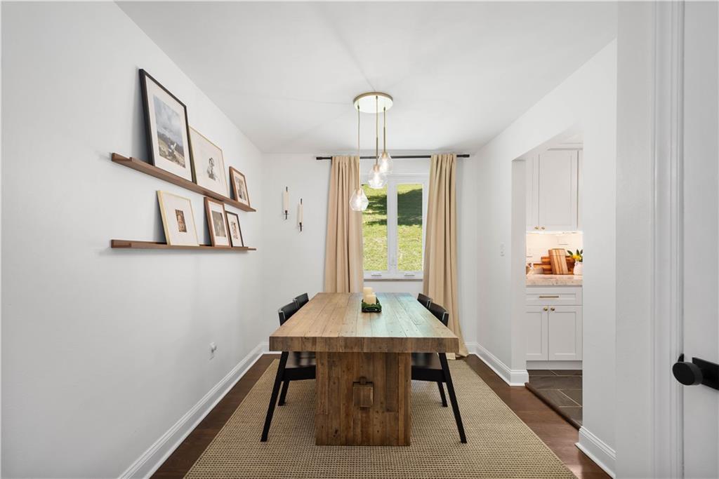 10168 Rinaman Road Wexford, PA 15090 - Photo 10 of 48 Comfortable dining with views of the backyard and the kitchen to the right.