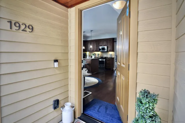 a view of small living room