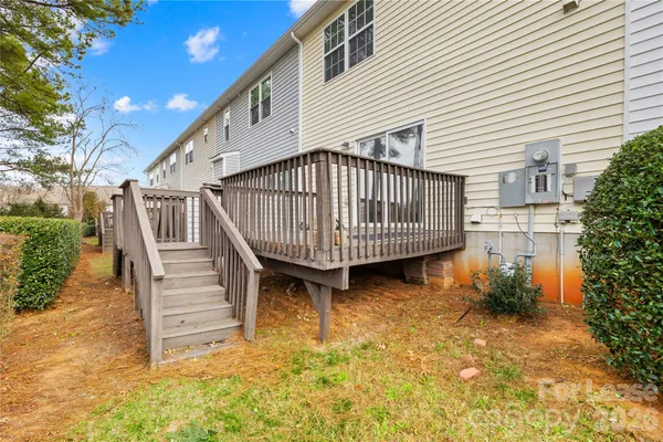 a view of city from a balcony
