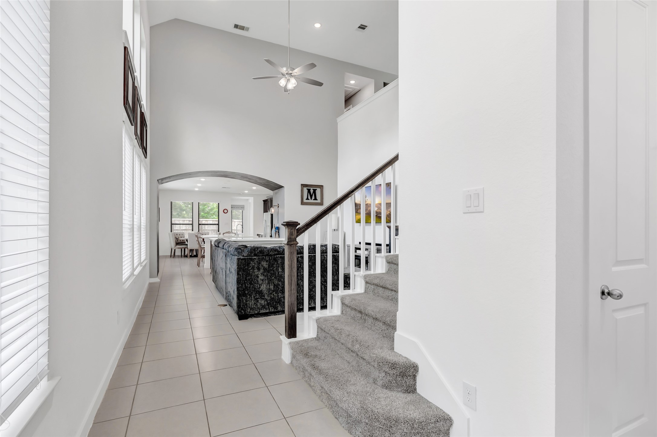 527 Chestnut Reef Court Conroe, TX 77304 - Photo 5 of 40 a view of entryway and hall with a front door