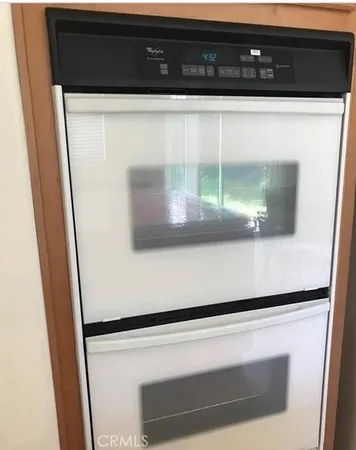 a close view of washer and dryer
