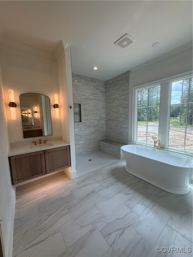 1120 Cardinal Crest Terrace Midlothian, VA 23113 - Photo 22 of 44 Primary Bathroom with Freestanding Tub, Oversized