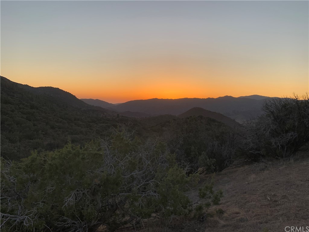 Sunset on the property