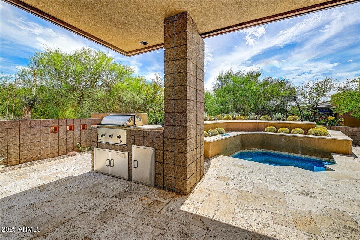 10687 East Fernwood Lane Scottsdale, AZ 85262 - Photo 32 of 32 32-Outdoor Cooking_Spa