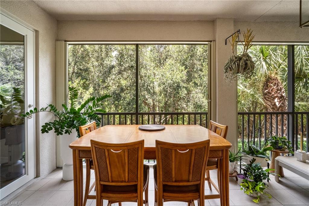 6510 Monterey Point, Unit 204 Naples, FL 34105 - Photo 21 of 48 a view of a dining room with furniture window and outside view