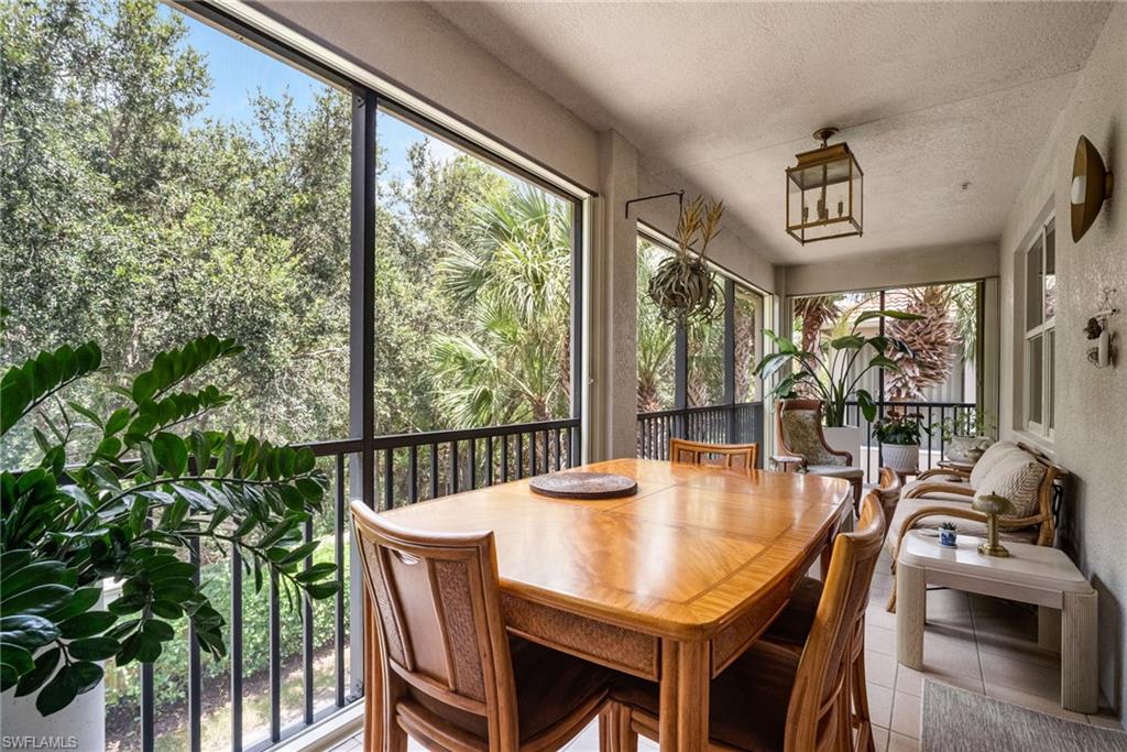 6510 Monterey Point, Unit 204 Naples, FL 34105 - Photo 22 of 48 a view of a dining room with furniture window and outside view