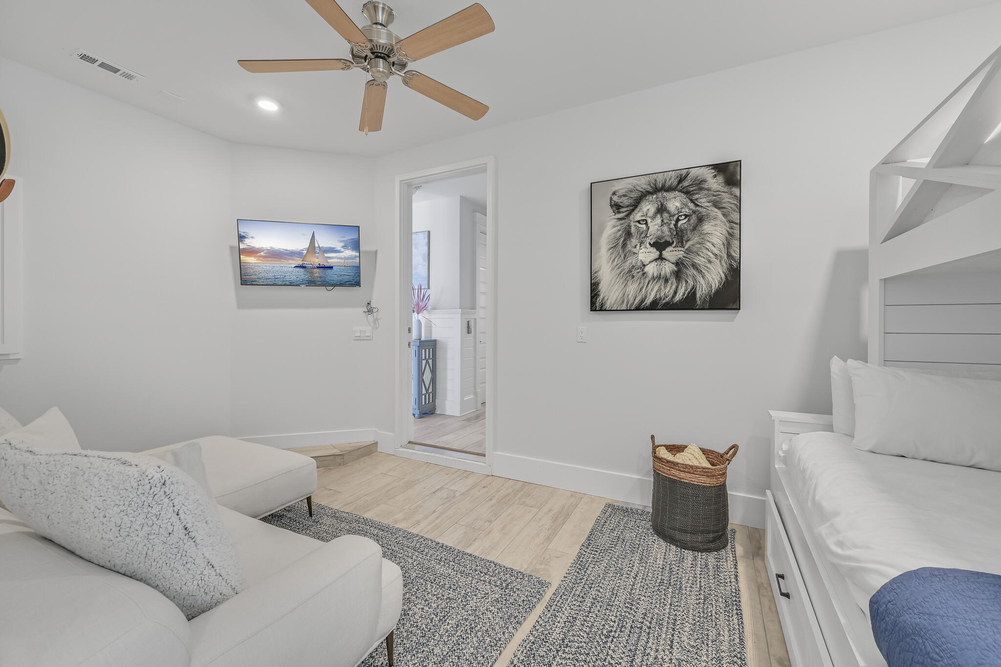 21 Pleasant St Inlet Beach Inlet Beach, FL 32461 - Photo 20 of 37 a living room with furniture and a rug