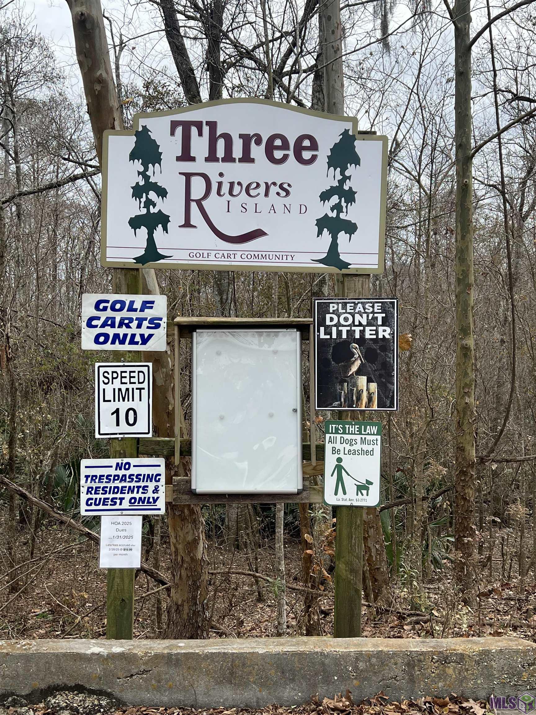 21054 Diversion Canal Road St. Amant, LA 70774 - Photo 44 of 48 Three River Islands Sign