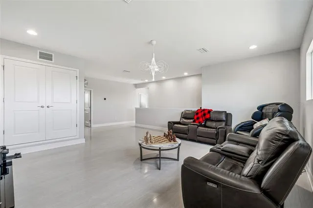 a view of a bathroom from a hallway