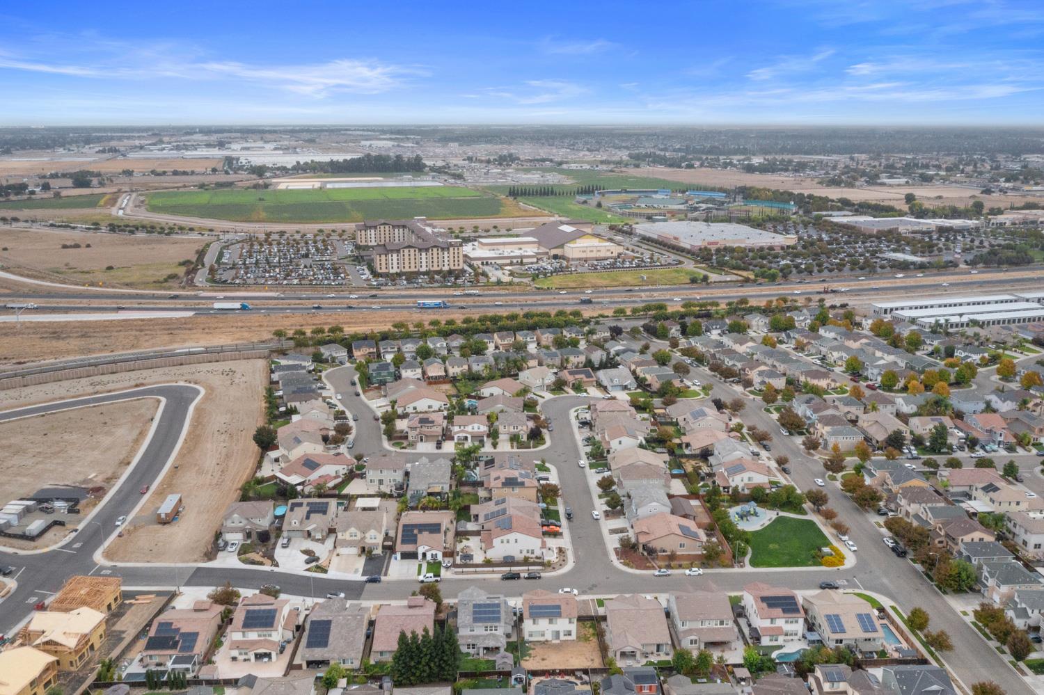 1513 Rock Spring Avenue Manteca, CA 95337 - Photo 50 of 56 an aerial view of residential houses with outdoor space
