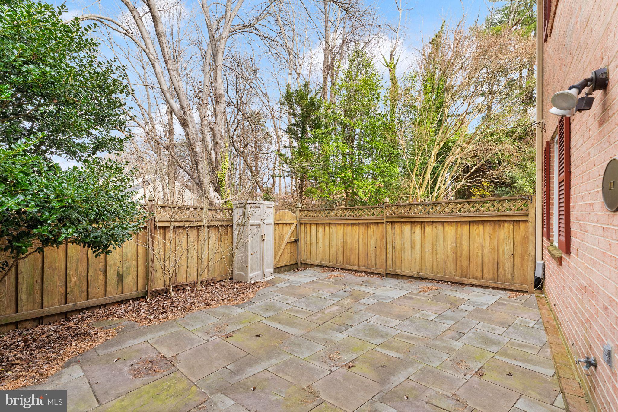 9710 Cardinal Road Fairfax, VA 22030 - Photo 45 of 51 Fenced in backyard patio