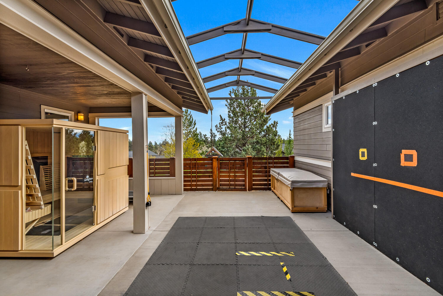 61510 Southwest Longview Street Bend, OR 97702 - Photo 33 of 43 a view of a patio with table and chairs