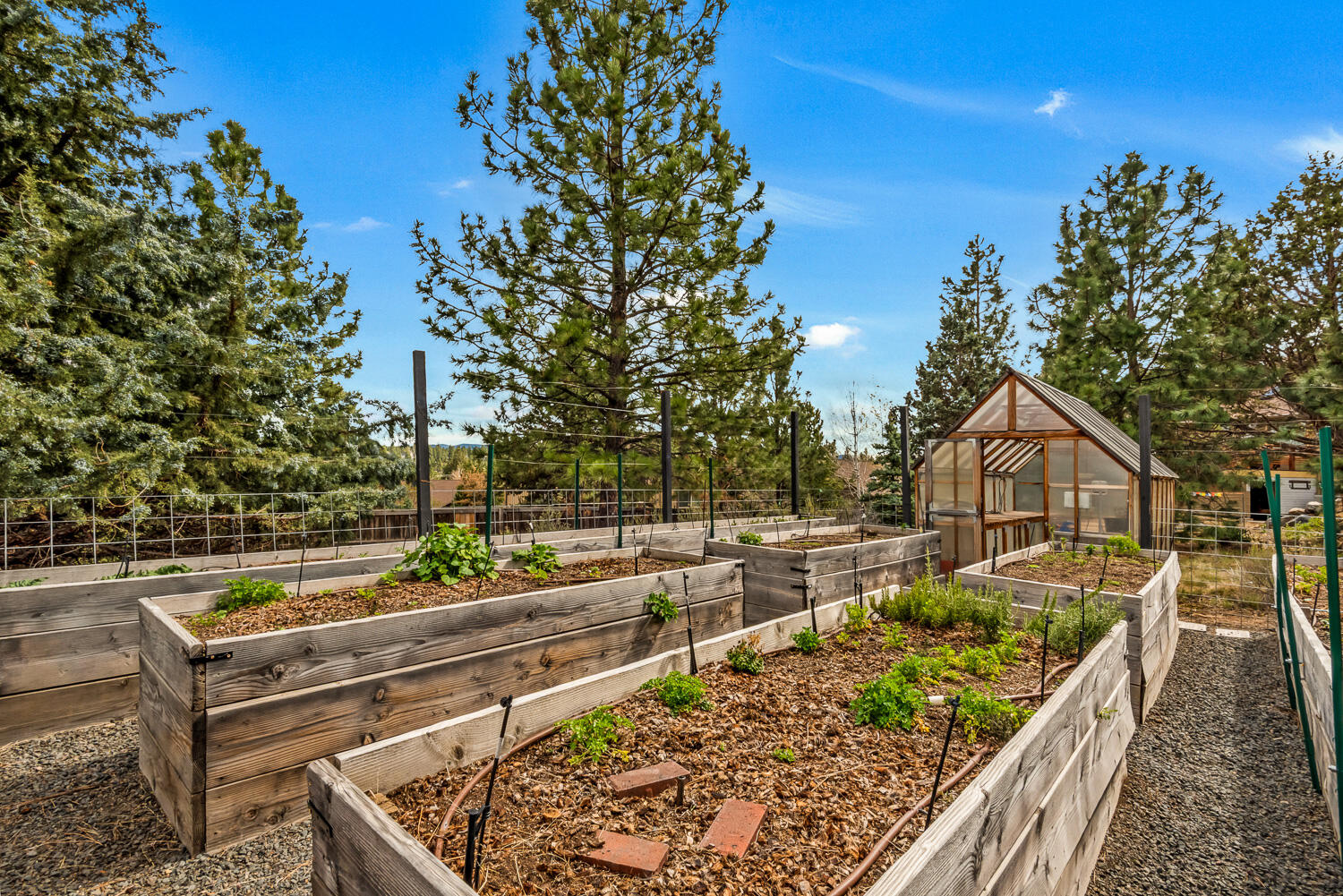 61510 Southwest Longview Street Bend, OR 97702 - Photo 38 of 43 a view of a roof deck with wooden fence and plants