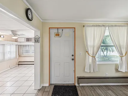 a view of front door