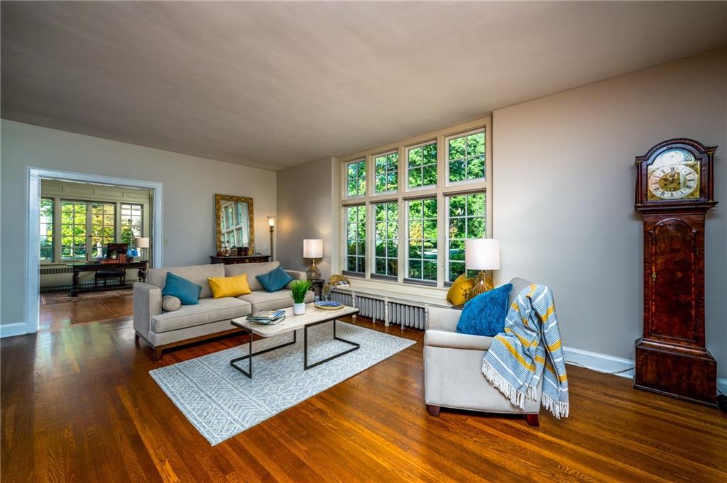 604 Pine Road Sewickley, PA 15143 - Photo 11 of 24 a living room with furniture and a wooden floor