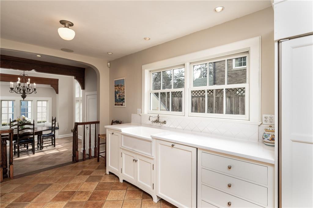 604 Pine Road Sewickley, PA 15143 - Photo 5 of 24 a view of a kitchen with cabinets
