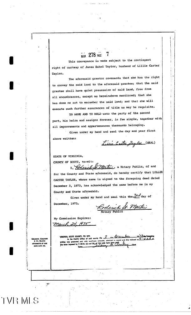 0 US Highway 23 South, Unit 85 Duffield, VA 24244 - Photo 5 of 5 Deed page 2