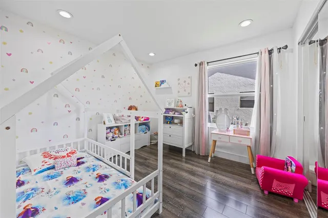 a room with furniture and toys