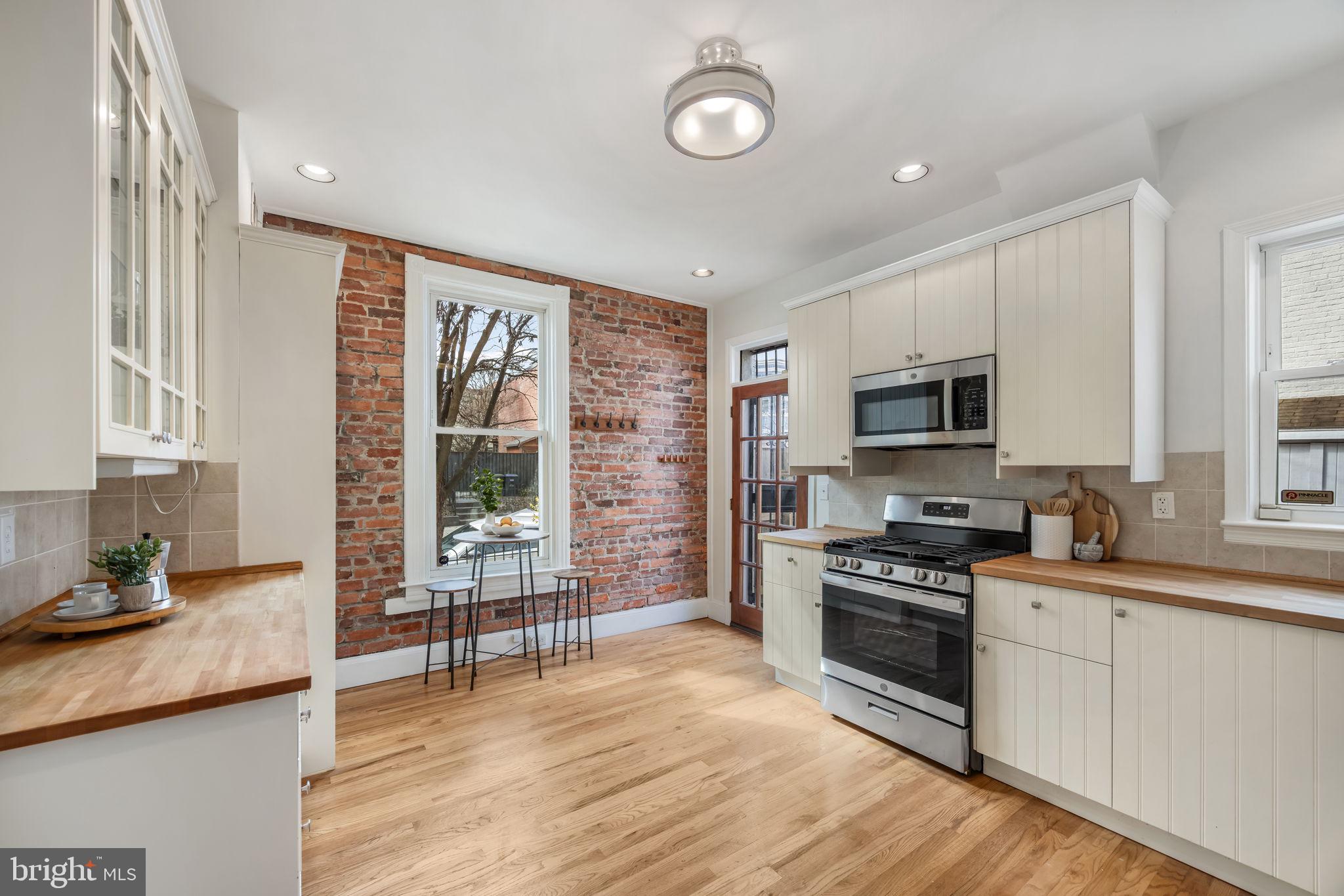520 14th Street Northeast Washington, DC 20002 - Photo 17 of 44 Spacious, updated, eat-in kitchen opens to patio