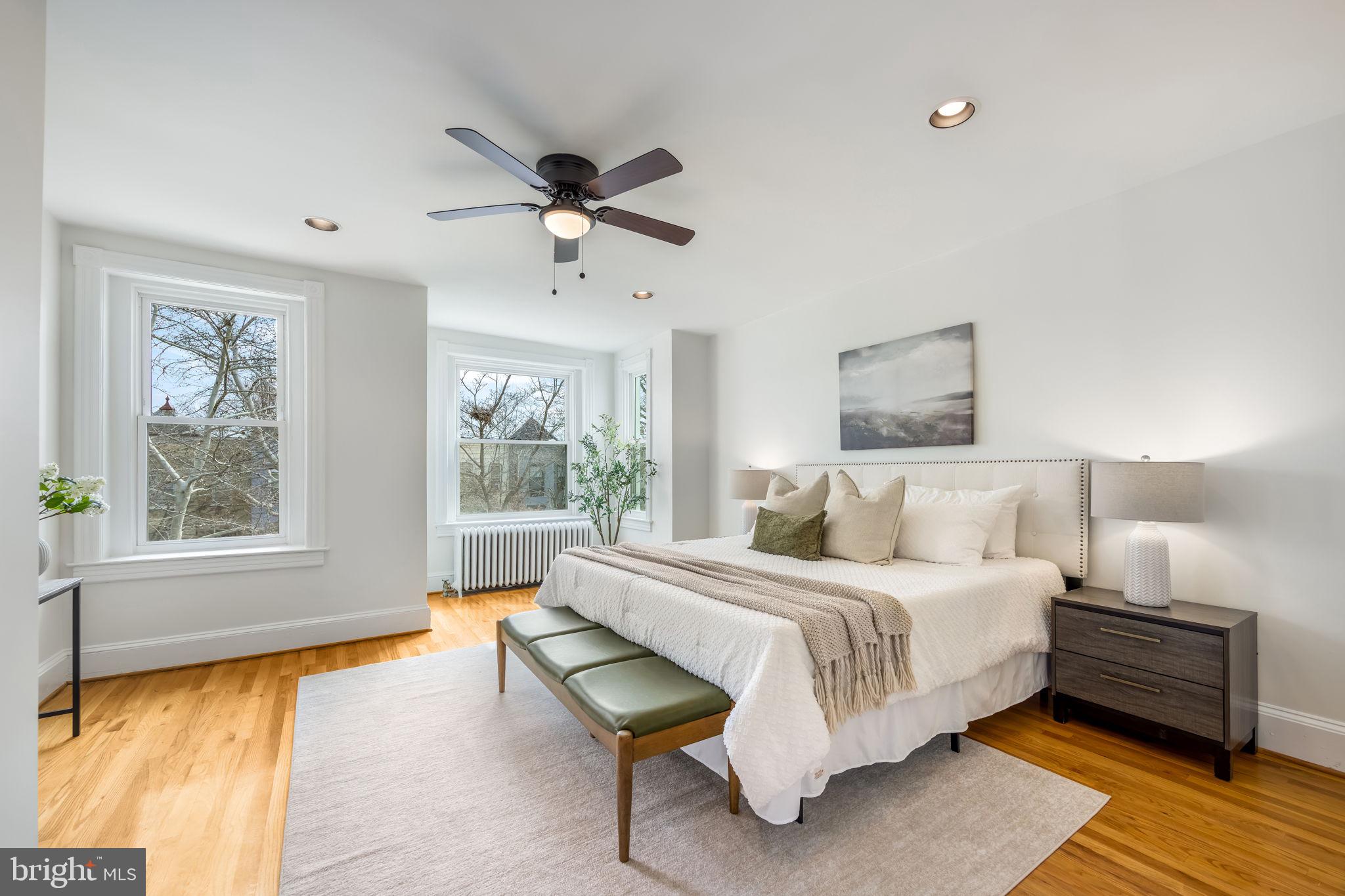 520 14th Street Northeast Washington, DC 20002 - Photo 5 of 44 Spacious primary bedroom on upper level
