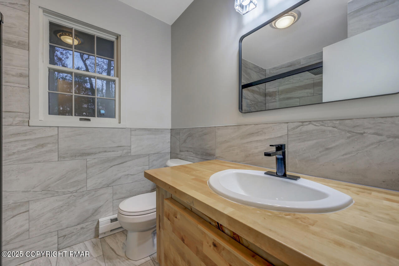 384 Devils Hole Road Cresco, PA 18326 - Photo 49 of 97 a bathroom with a sink and a toilet