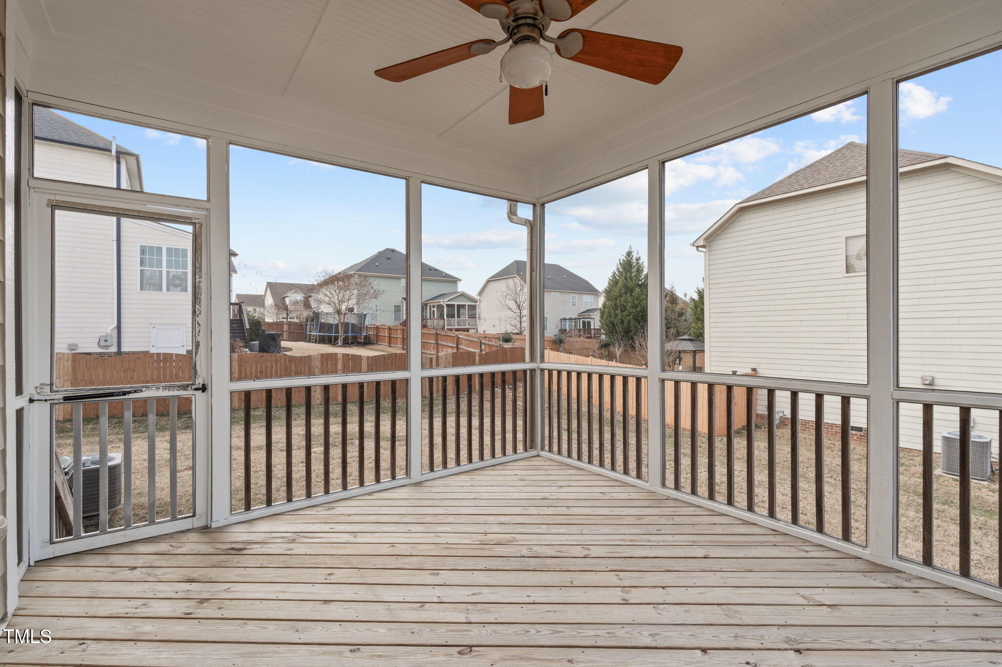 4139 Davis Meadow Street Raleigh, NC 27616 - Photo 39 of 43 a view of a balcony with wooden floor