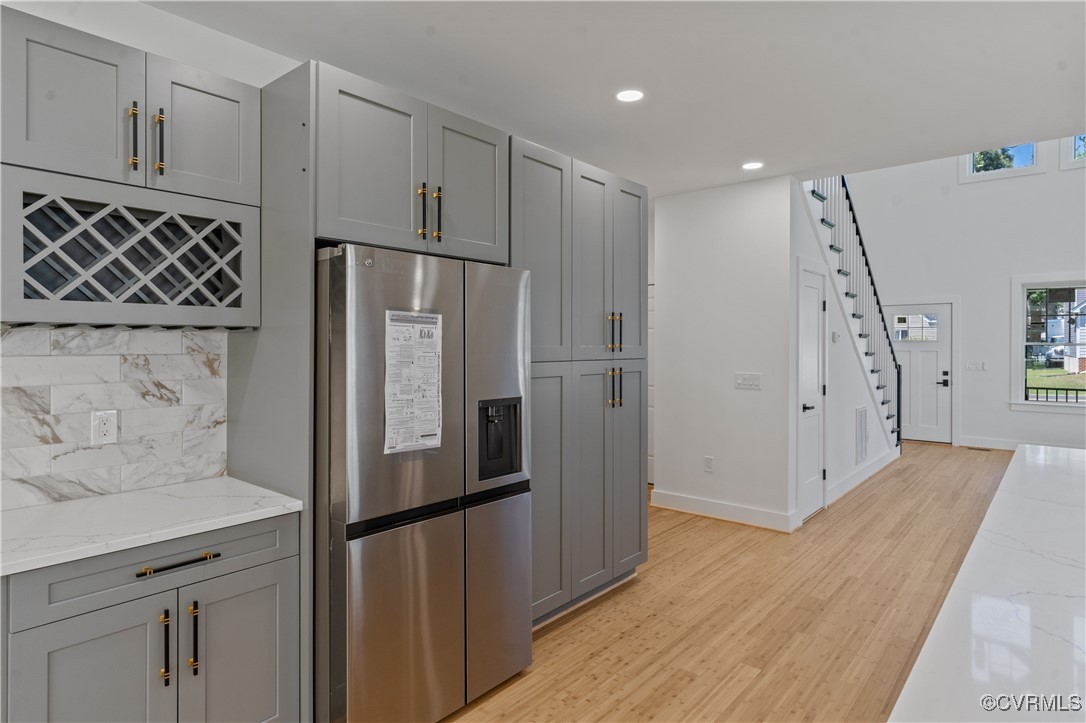 2805 Bethlehem Road Henrico, VA 23228 - Photo 11 of 42 Kitchen featuring light stone countertops, stainle