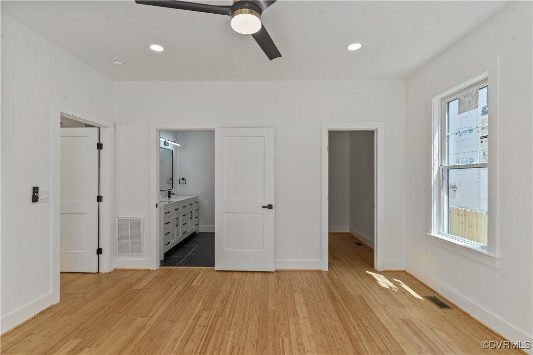 2805 Bethlehem Road Henrico, VA 23228 - Photo 21 of 42 Unfurnished bedroom with ceiling fan, wood-type fl