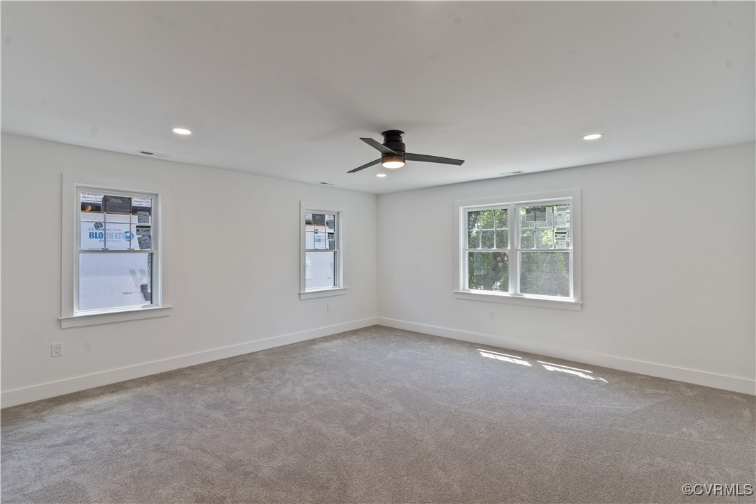 2805 Bethlehem Road Henrico, VA 23228 - Photo 26 of 42 Carpeted empty room featuring ceiling fan