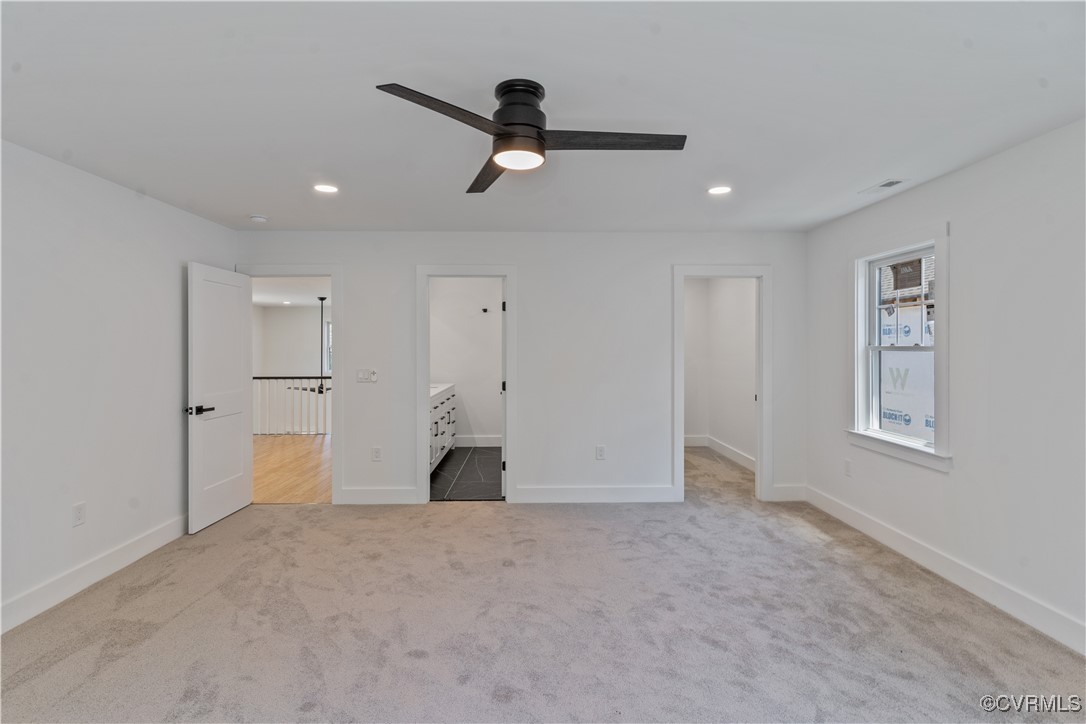 2805 Bethlehem Road Henrico, VA 23228 - Photo 32 of 42 Unfurnished bedroom featuring light carpet, ceilin