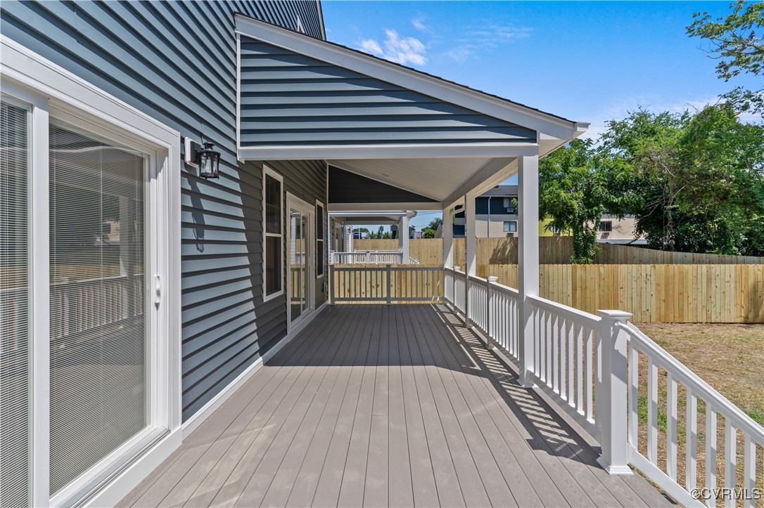 2805 Bethlehem Road Henrico, VA 23228 - Photo 37 of 42 View of wooden terrace