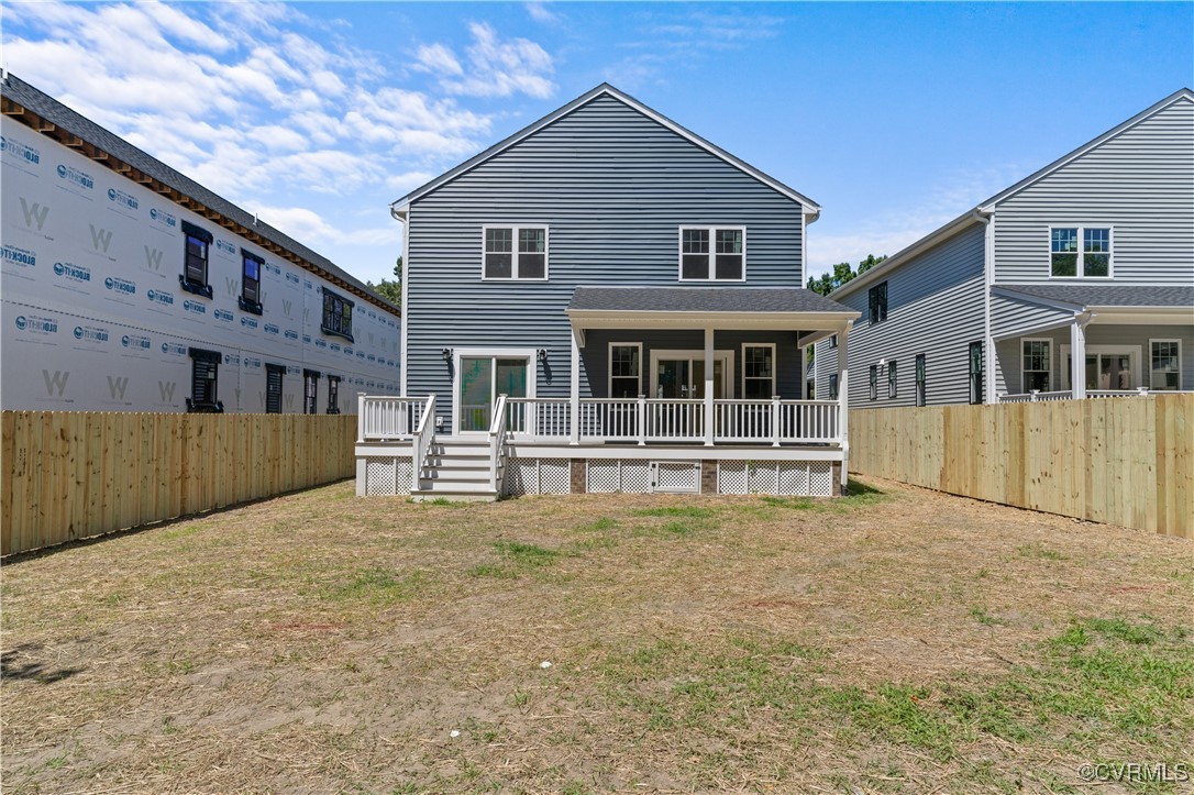 2805 Bethlehem Road Henrico, VA 23228 - Photo 40 of 42 Rear view of property featuring a deck and a yard