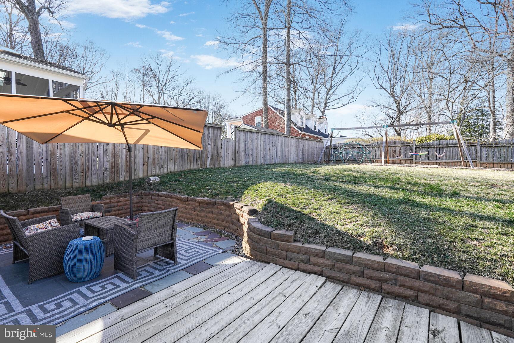 9902 Colony Road Fairfax, VA 22030 - Photo 34 of 46 Fully Fenced Backyard