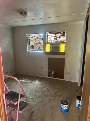 a view of room with front door