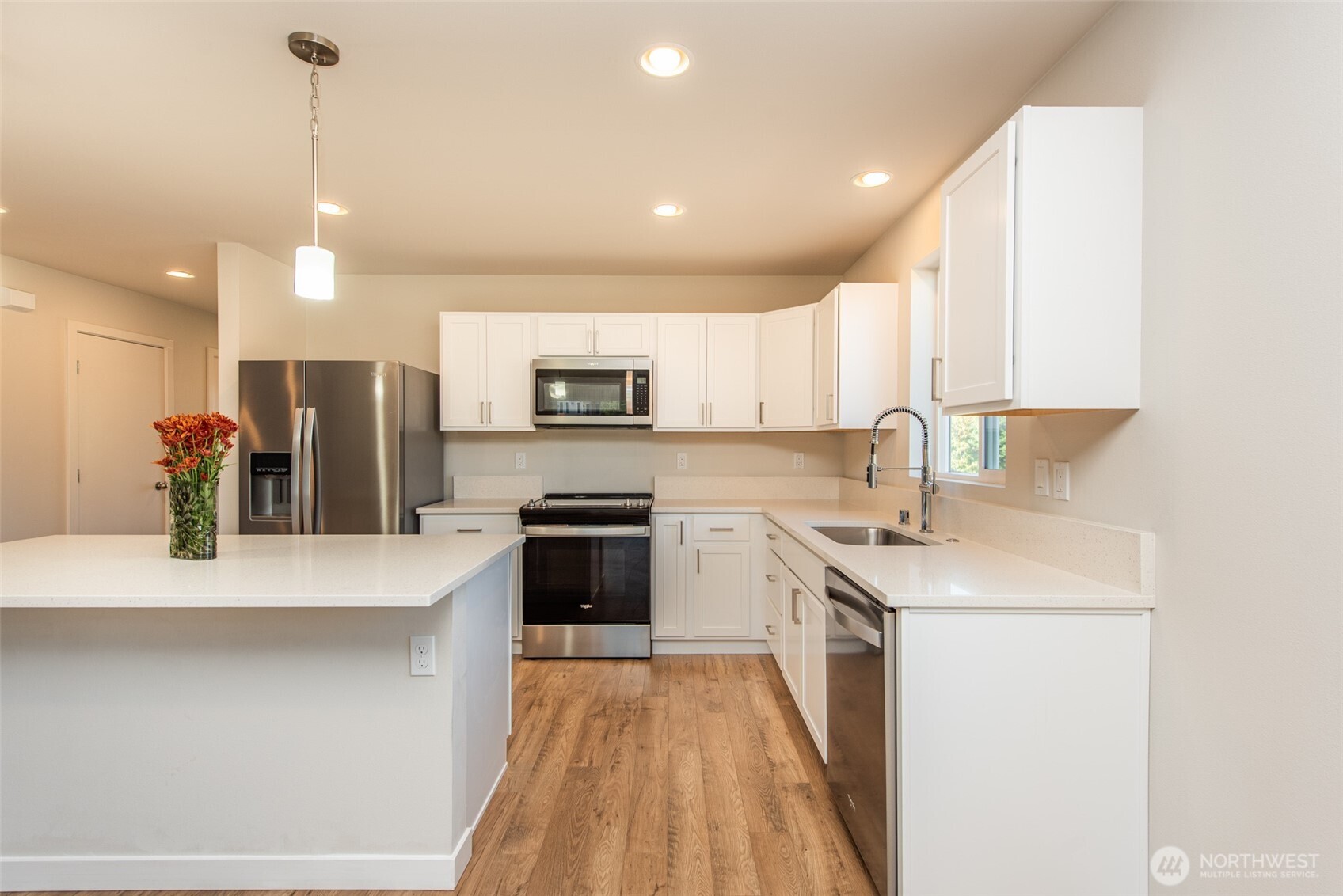 3601 Page Street Port Angeles, WA 98362 - Photo 11 of 35 a kitchen with stainless steel appliances a sink stove and refrigerator