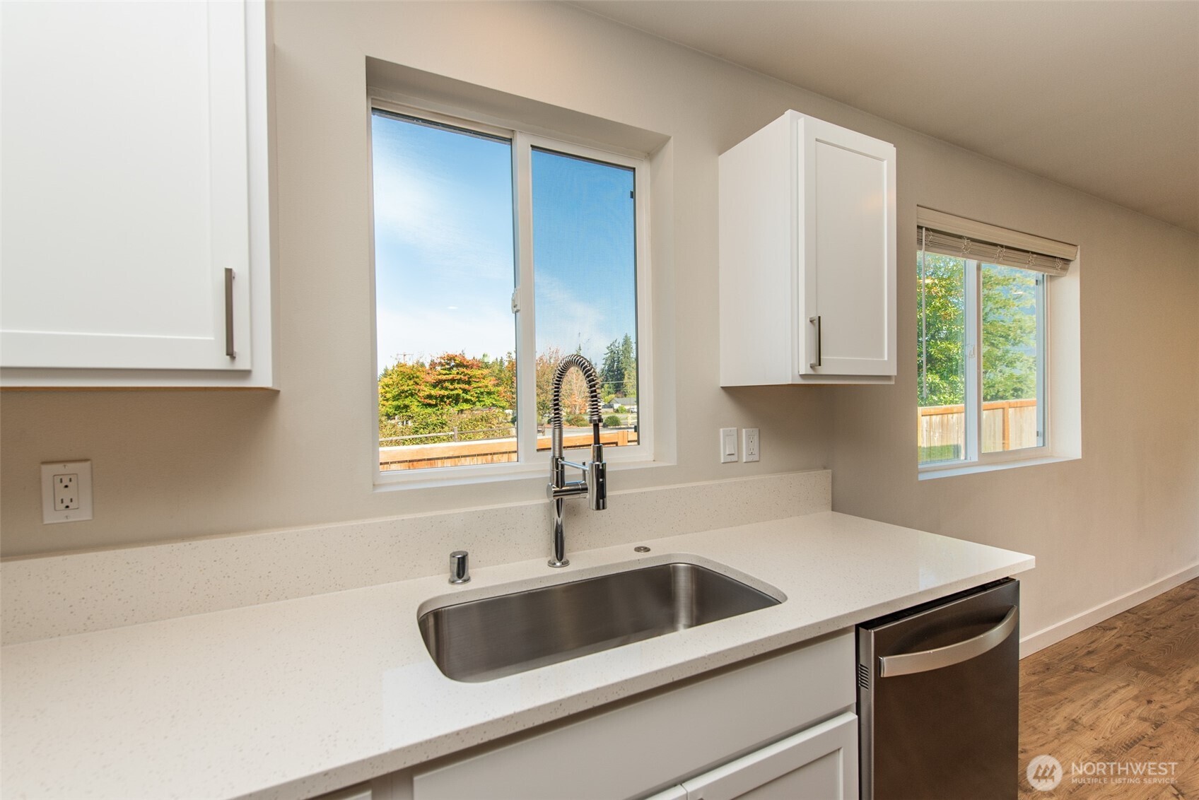 3601 Page Street Port Angeles, WA 98362 - Photo 14 of 40 a kitchen with stainless steel appliances granite countertop a sink and a window