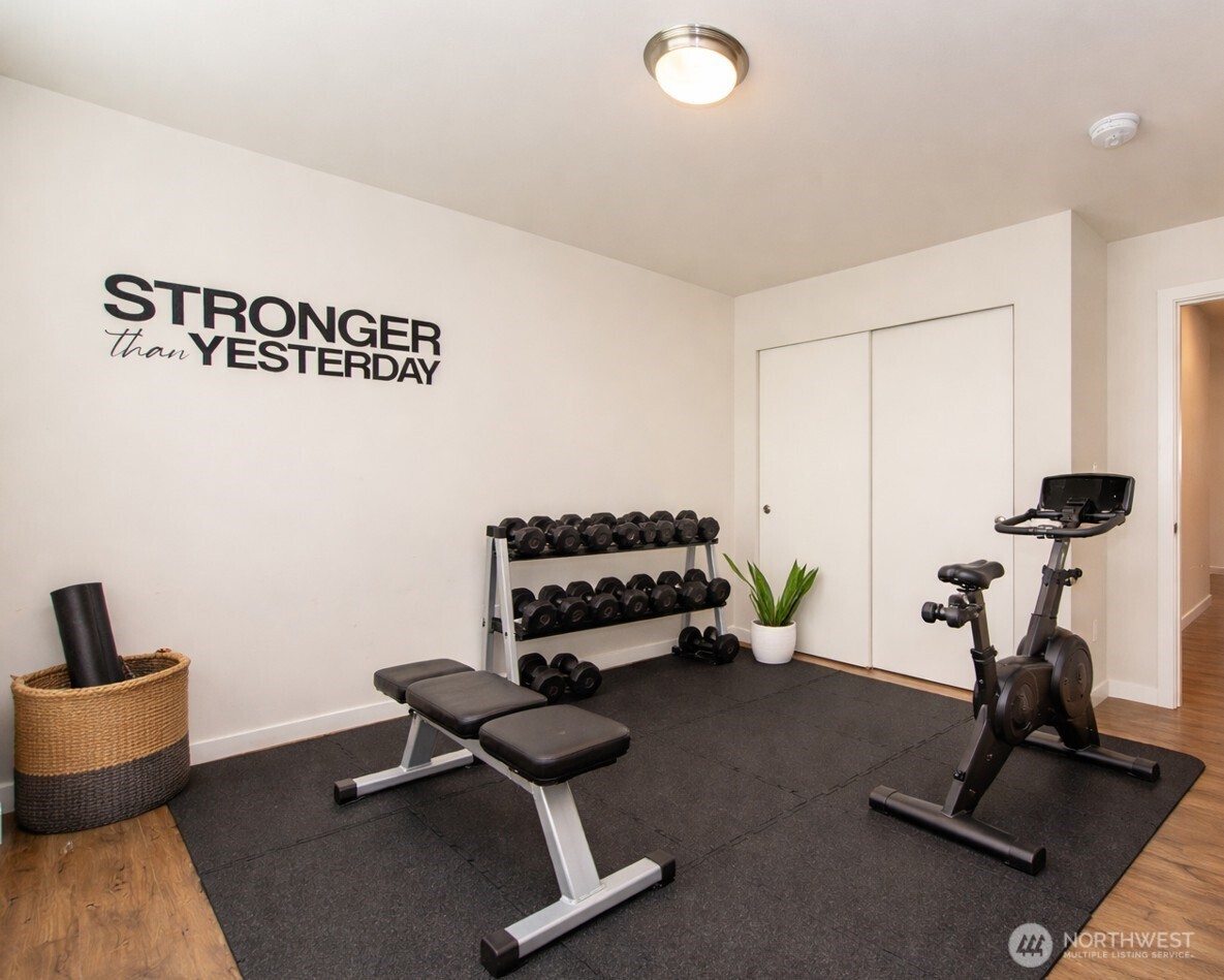 3601 Page Street Port Angeles, WA 98362 - Photo 21 of 40 a view of a room with gym equipment