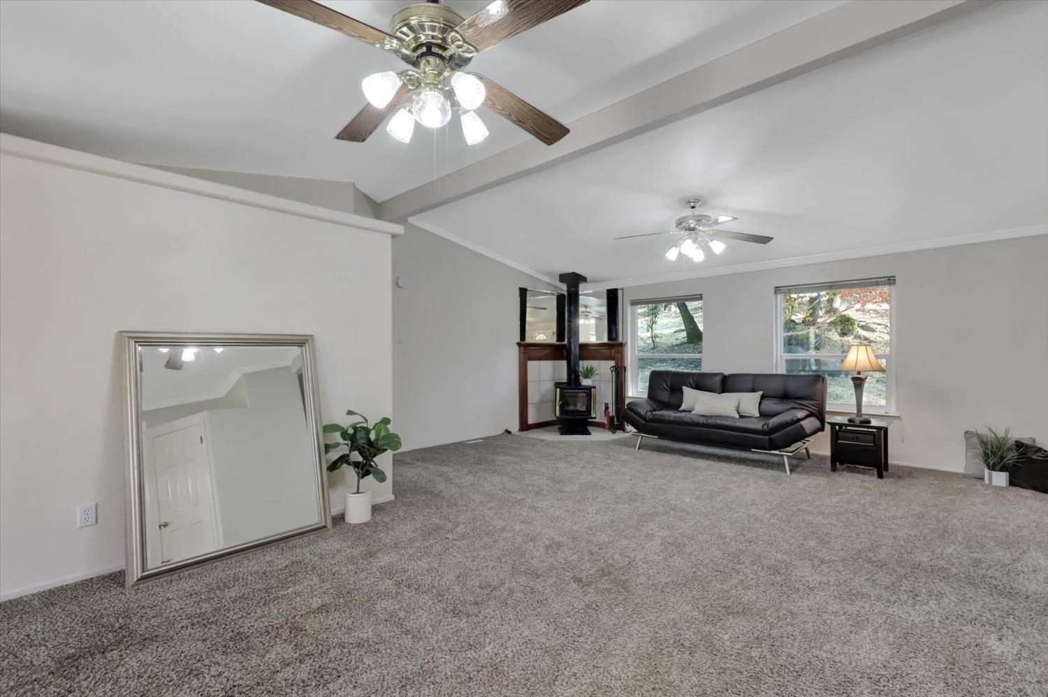 16260 Hillaire Road Rough and Ready, CA 95975 - Photo 3 of 45 a view of livingroom with furniture and chandelier fan