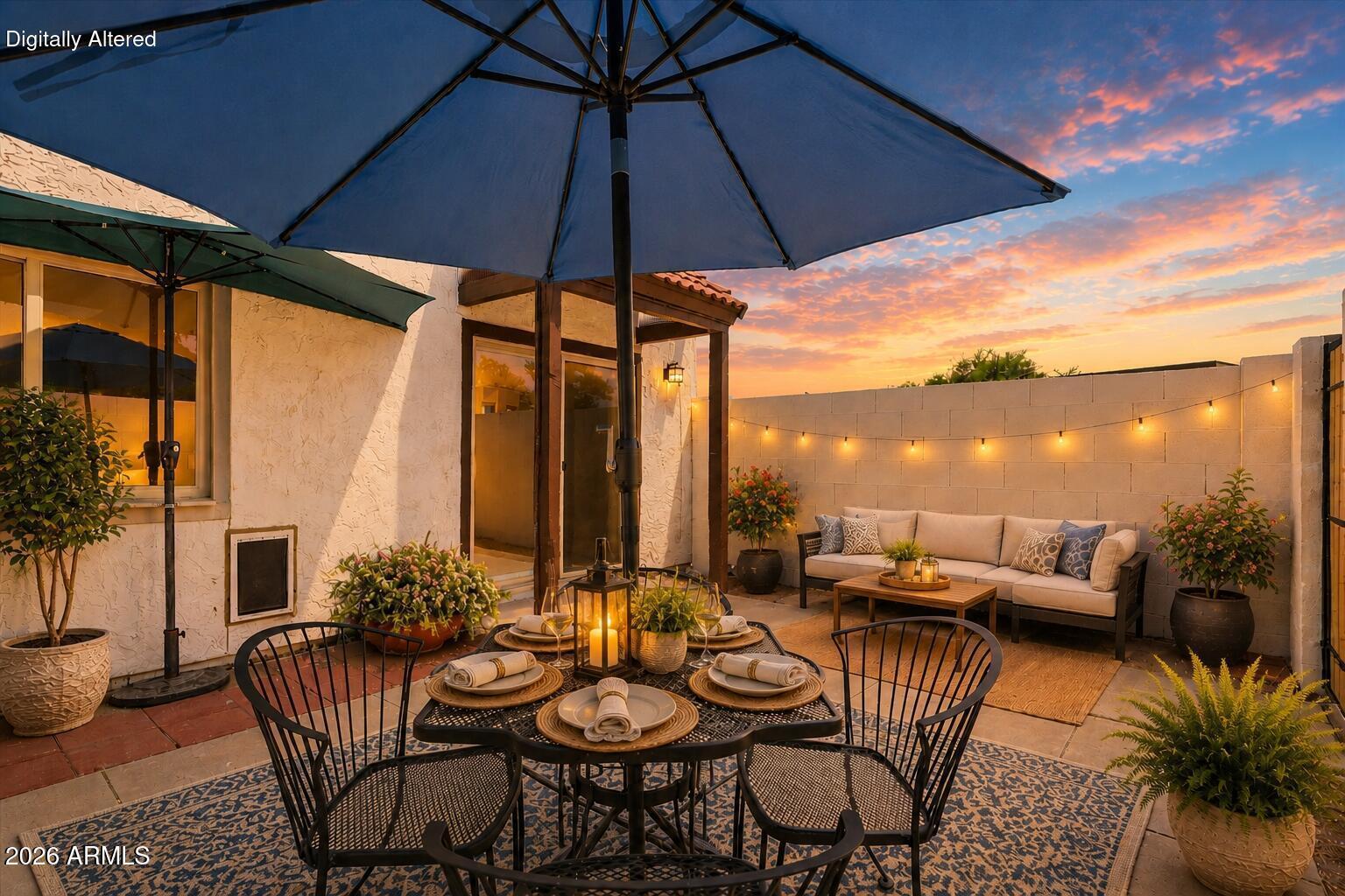 1006 East Redfield Road Tempe, AZ 85283 - Photo 31 of 42 Peaceful Patio