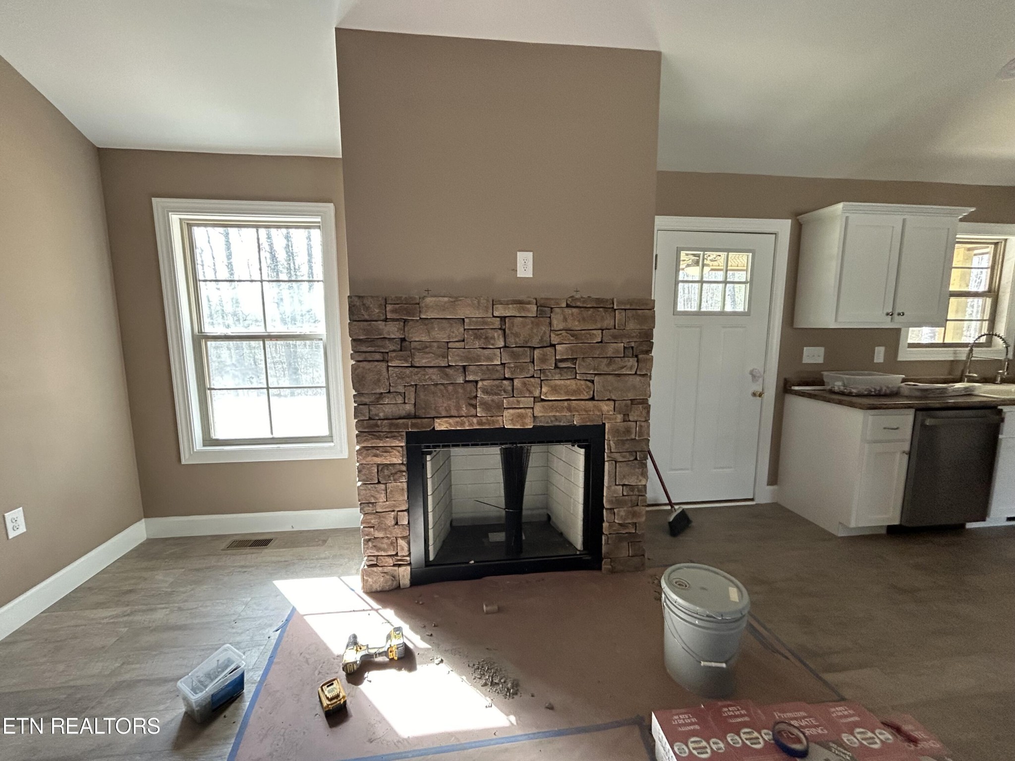 162 Jay Loop Jamestown, TN 38556 - Photo 7 of 15 a living room with furniture and a fireplace