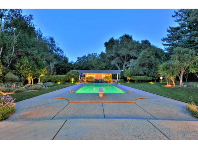 15722 Lancaster Road Monte Sereno, CA 95030 - Photo 21 of 23 a park view with swimming pool and trees in the background