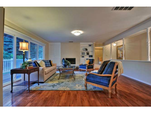 15722 Lancaster Road Monte Sereno, CA 95030 - Photo 7 of 23 a living room with furniture and a wooden floor