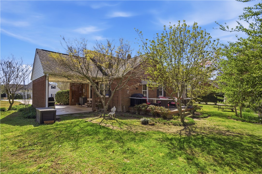 310 Retreat Street Westminster, SC 29693 - Photo 36 of 46 This charming home offers a cozy outdoor deck perfect for relaxation and entertaining.