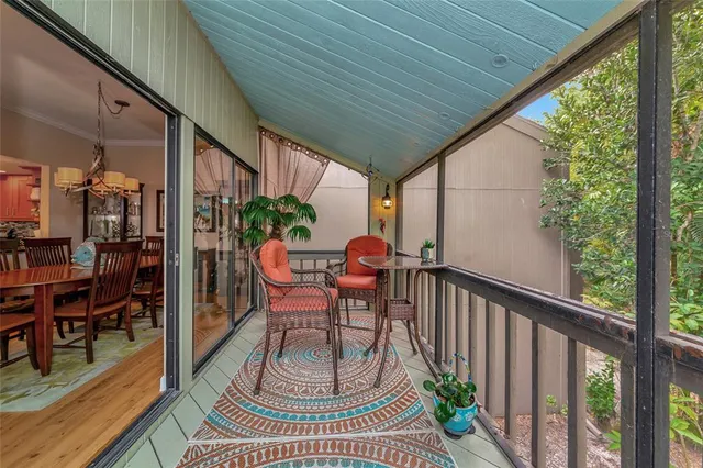 a outdoor space with chairs